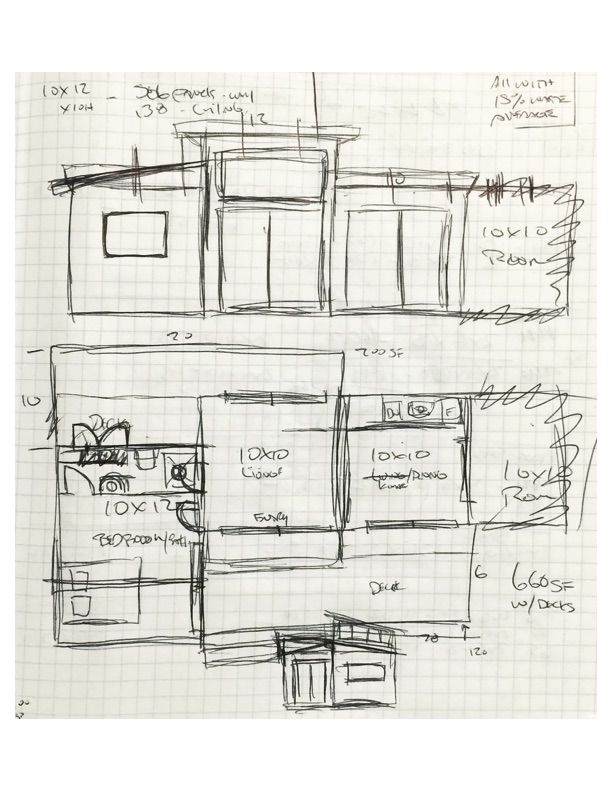 Bungalow House sketch
