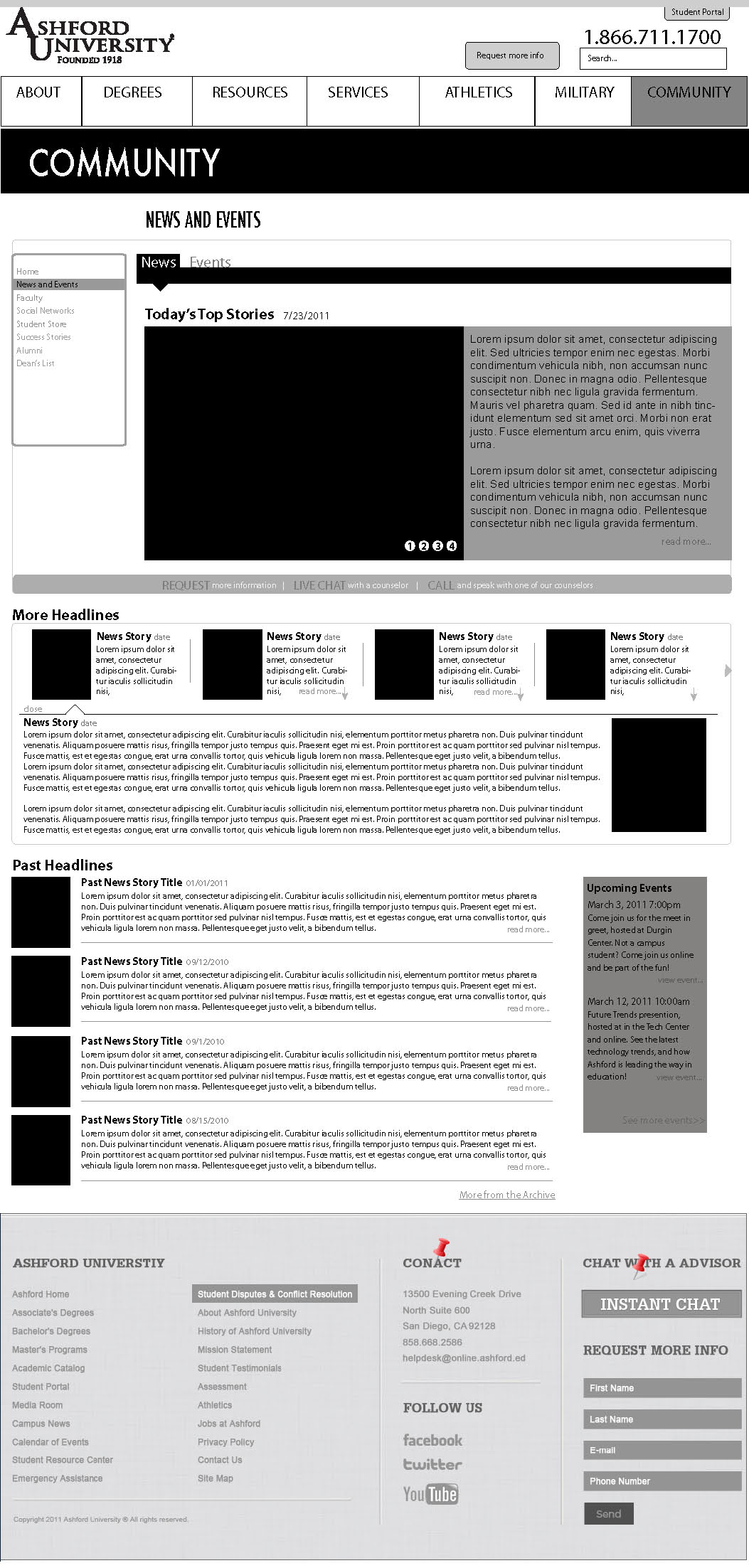 ahsford news landing