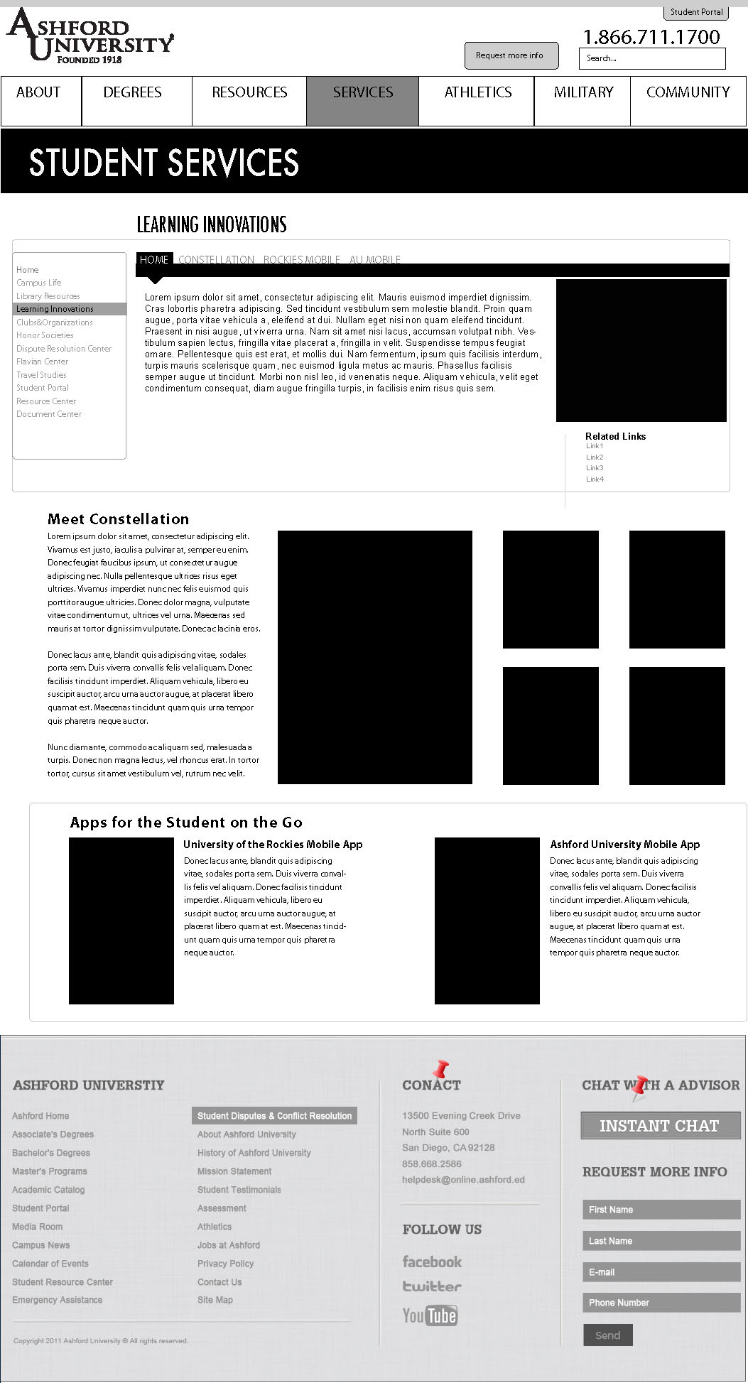 Ashford learning innovations page